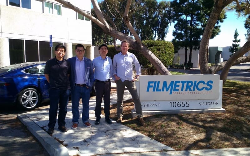 優(yōu)尼康負(fù)責(zé)人應(yīng)邀赴美國加州會晤Filmetrics 公司負(fù)責(zé)人